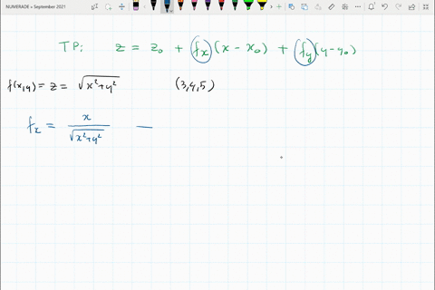 find-an-equation-of-the-tangent-plane-to-the-surface-at-the-given-point-zsqrtx2y2-quad345