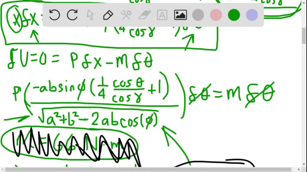 A $4-\mathrm{kN}$ force $\mathbf{P}$ is applied as shown to the piston of the engine system. Knowing that $A B=50 \mathrm{mm}$ and $B C=200 \mathrm{mm}$, determine the couple $\mathrm{M}$ required to maintain the equilibrium of the system when $(a) \theta=30^{\circ},(b) \theta=150^{\circ} .$
(Graph cannot copy)