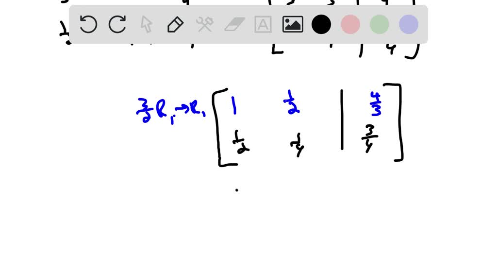 Solved solve the system of linear equations using gaussian elimination