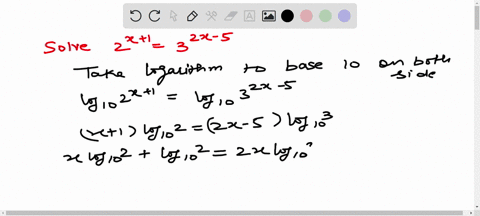 solve-the-equation-2x132-x-5-correct-to-2-decimal-places-taking-logarithms-to-base-10-of-both-sides-