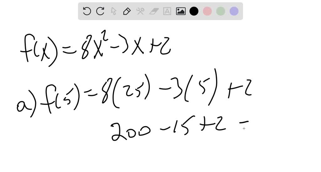 SOLVED:A polynomial function is defined by the following set of ...