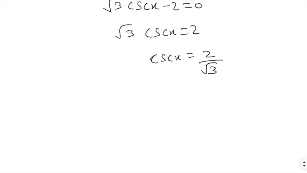 SOLVED Solve The Equation 3 Cscx 2 0 solved-solve-the-equation-3-cscx-2-0