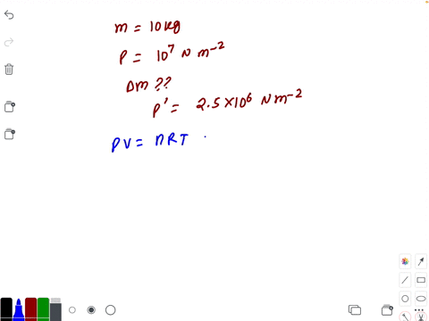 a-cylinder-contains-10-mathrmkg-of-gas-at-a-pressure-of-107-mathrmn-mathrmm-2-the-quantity-of-gas-ta