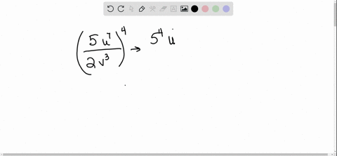 simplify-leftfrac5-u72-v3right4