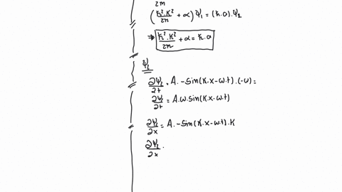 iii-a-show-that-psix-ta-eik-x-a-t-is-a-solution-to-the-time-dependent-schrodinger-equation-for-a-fre