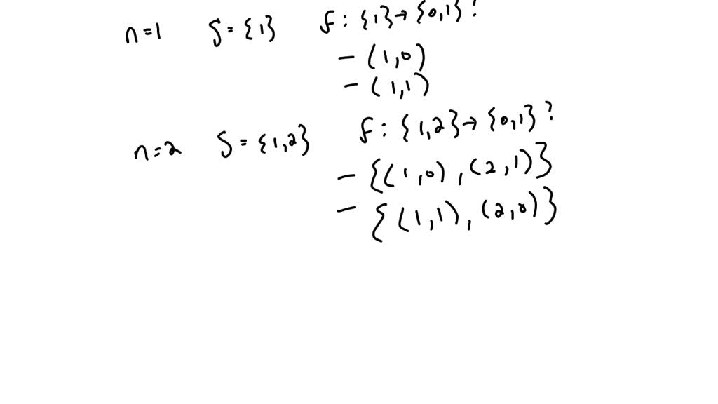 How Many Functions Are There From The Set 12 N Where N Is A Positive Integer To The Set 0067