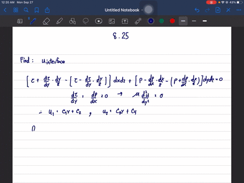 two-immiscible-fluids-are-contained-between-infinite-parallel-plates-the-plates-are-separated-by-d-2