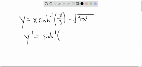 30-45-find-the-derivative-simplify-where-possible-yx-sinh-1x-3-sqrt9x2