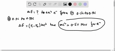 relativistic-energy-determine-the-energy-required-to-accelerate-an-electron-from-a-0500-c-to-0900-c-