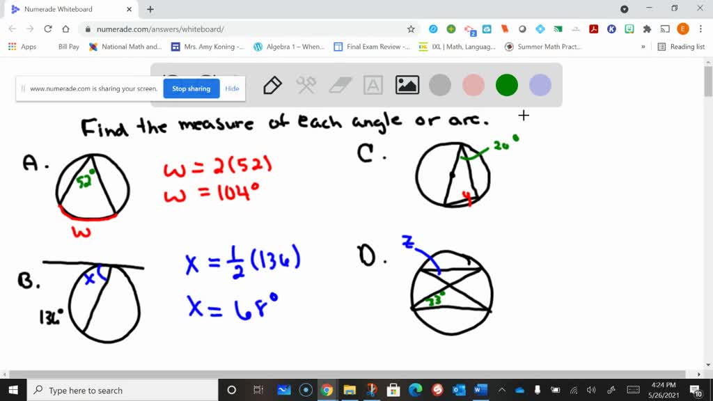 For each polygon below, measure the angles with an angle ruler. a ...