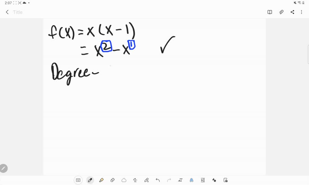 SOLVEDDetermine which functions are polynomial functions. For those