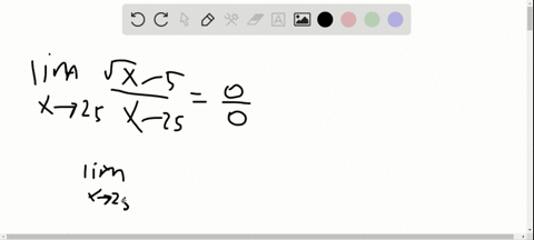 find-the-limit-if-it-exists-if-the-limit-does-not-exist-explain-why-lim-_x-rightarrow-25-fracsqrtx-5