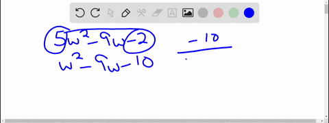 factor-the-trinomial-if-possible-if-it-cannot-be-factored-write-not-factorable-5-w2-9-w-2-quad