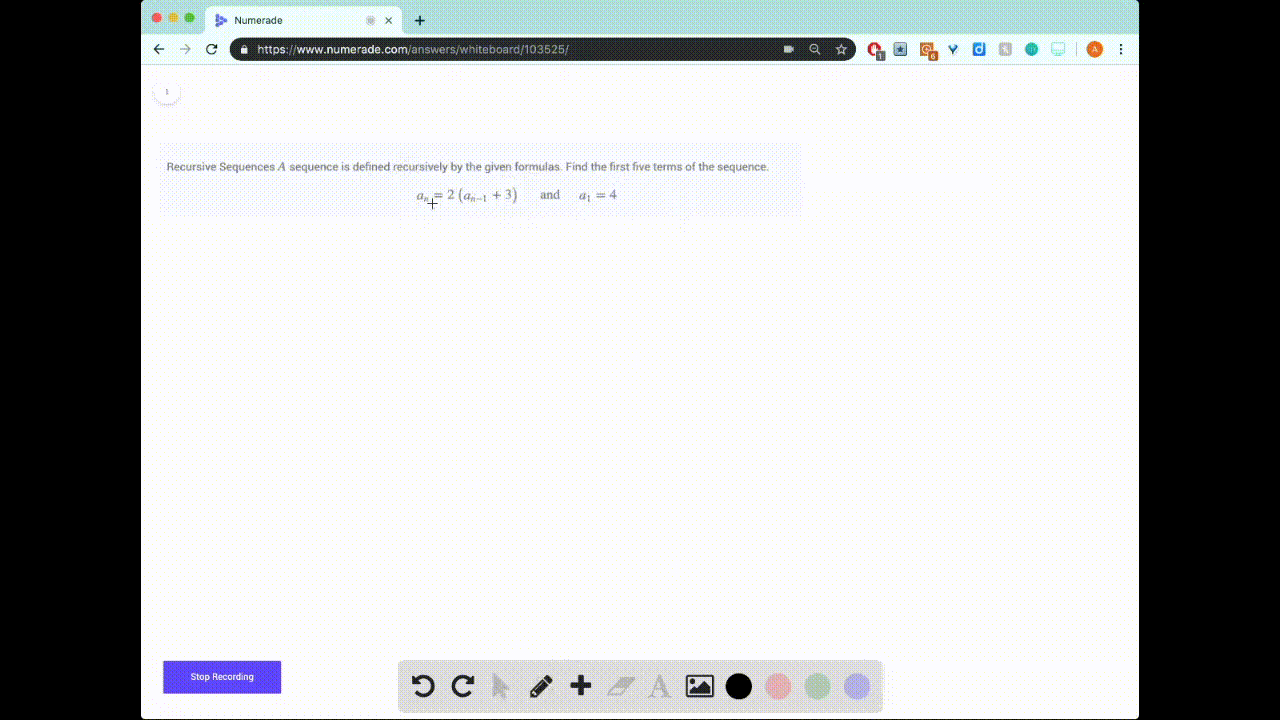 solved-recursive-sequences-a-sequence-is-defined-recursively-by-the-given-formulas-find-the