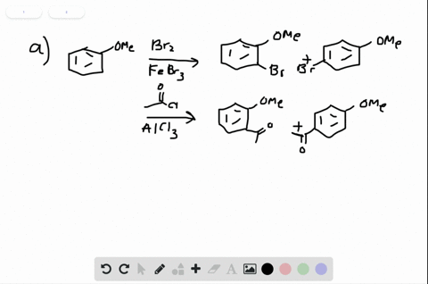 draw-the-product-from-reaction-of-each-of-the-following-substances-with-1-mathrmbr_2-mathrmfebr_3-an