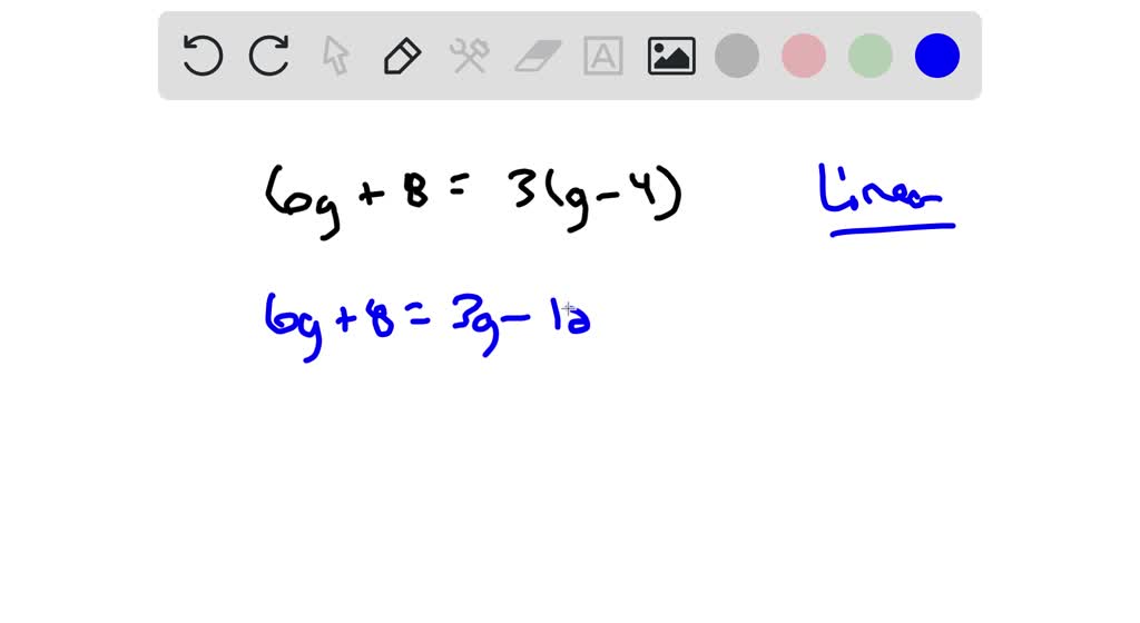 SOLVEDDetermine whether the equation is linear, quadratic, exponential
