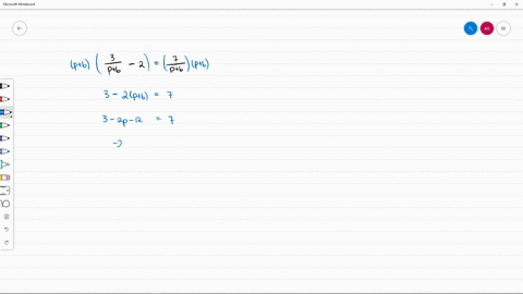 solve-each-equation-and-check-the-result-if-an-equation-has-no-solution-so-indicate-frac3p6-2frac7p6