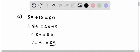 solve-each-of-the-following-for-a-a-5-a1060-b-fraca86
