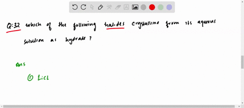 which-of-the-following-halides-crystallises-from-its-aqueous-solution-as-hydratc-1-mathrmlicl-2-math