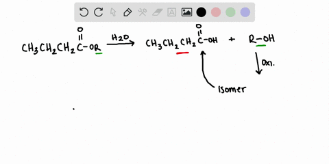 hydrolysis-of-an-unknown-ester-of-butyric-acid-mathrmch_3-mathrmch_2-mathrmch_2-mathrmco_2-mathrmr-p