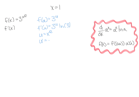 find-an-equation-of-the-tangent-line-to-yfx-at-x1-fx3xe
