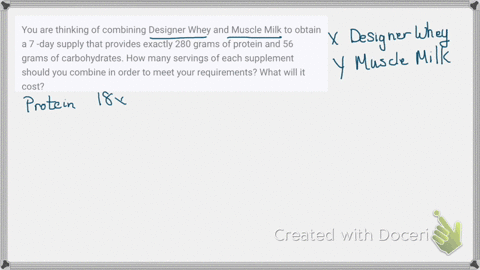 you-are-thinking-of-combining-designer-whey-and-muscle-milk-to-obtain-a-7-day-supply-that-provides-e