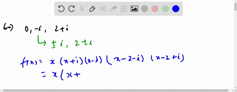 find-a-polynomial-function-fx-of-least-degree-having-only-real-coefficients-with-zeros-as-given-se-4