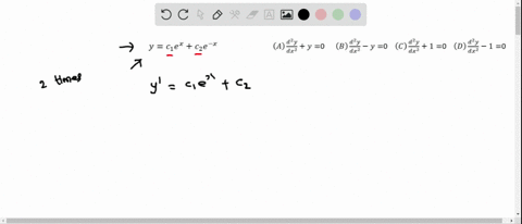 which-of-the-following-differential-equations-has-yc_1-exc_2-e-x-as-the-general-solution-a-fracd2-yd