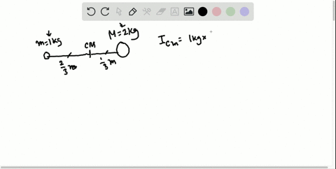 mathrm-a-10-mathrmkg-ball-and-a-20-mathrmkg-ball-are-connected-by-a-10-m-long-rigid-massless-rod-the