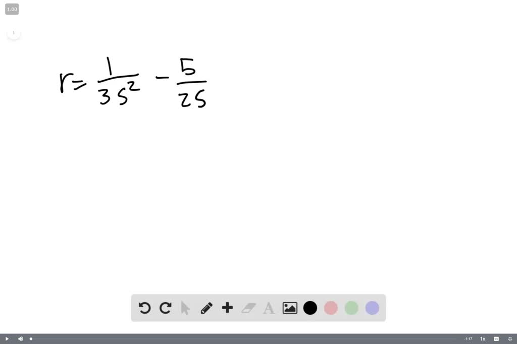 SOLVED:Find the first and second derivatives. r=(1)/(3 s^2)-(5)/(2 s)