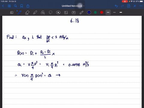 a-nozzle-for-an-incompressible-inviscid-fluid-of-density-rho1000-mathrmkg-mathrmm3-consists-of-a-con