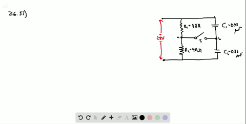 iii-two-resistors-and-two-uncharged-capacitors-are-arranged-as-shown-in-fig-62-then-a-potential-diff