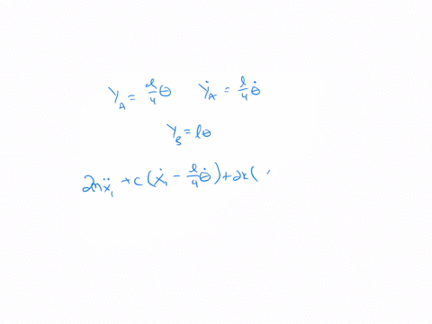 derive-the-equations-of-motion-using-newtons-second-law-of-motion-for-each-of-the-systems-shown-in-3