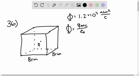 the-electric-flux-through-a-cubical-box-80-mathrmcm-on-a-side-is-12-times-103-mathrmn-cdot-mathrmm2