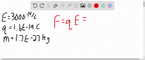 what-is-the-force-on-a-proton-located-in-an-electric-field-of-3000-mathrmn-mathrmc-what-is-the-proto