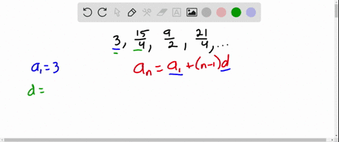 ⏩SOLVED:Use the formula for an to find the general term of each… | Numerade