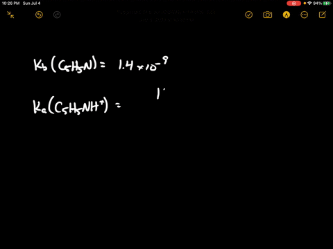 what-is-the-mathrmph-of-a-buffer-solution-that-is-015-mathrmm-pyridine-and-010-m-pyridinium-bromide