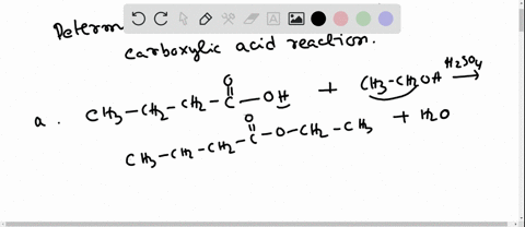 determine-the-products-of-each-carboxylic-acid-reaction-a-b