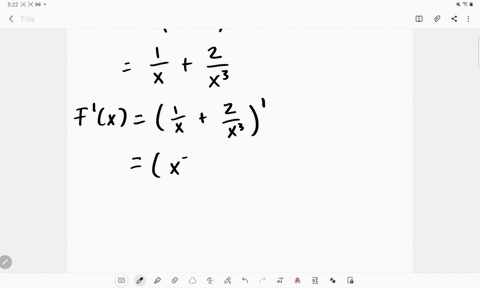 differentiate-fxfracleftx22rightx3
