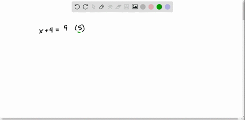 is-the-number-shown-in-parentheses-a-solution-for-the-given-equation-x49quad5