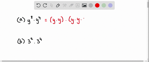 expand-the-following-expressions-first-then-simplify-using-exponents-a-y2-cdot-y4-b-32-cdot-34