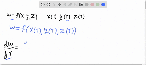 Solved Assume X Y And Z Are Functions Of T With