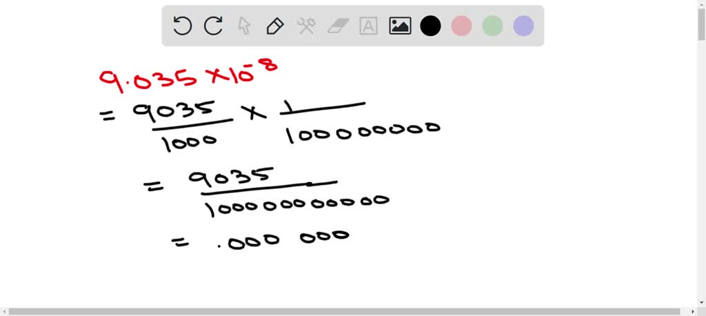 SOLVED:Express each number in decimal notation. 1 ×10^8