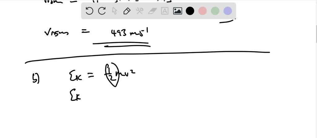 SOLVED:A Calculate (a) the rms speed (in m / s ) of samples of hydrogen ...