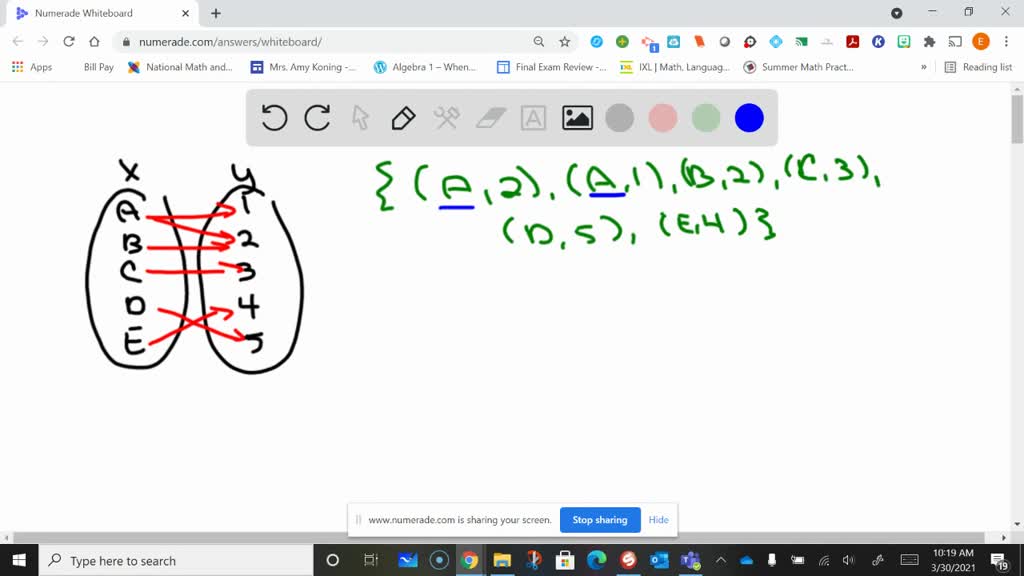 SOLVEDa. Write the relation as a set of ordered pairs. b. Determine
