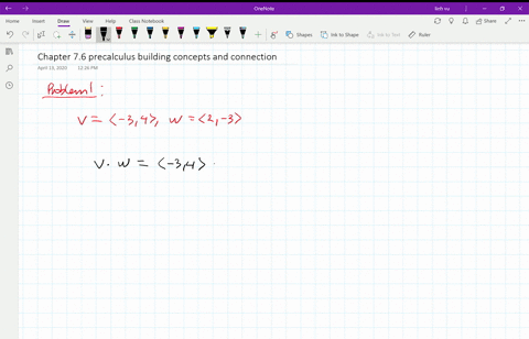 find-mathbfv-cdot-mathbfw-mathbfvlangle-34rangle-mathbfwlangle-2-3rangle