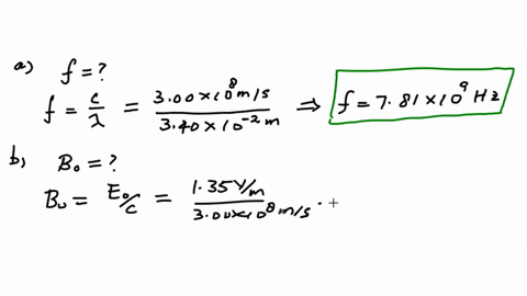 bulletbullet-a-plane-sinusoidal-electromagnetic-wave-in-air-has-a-wave-length-of-384-mathrmcm-and-an