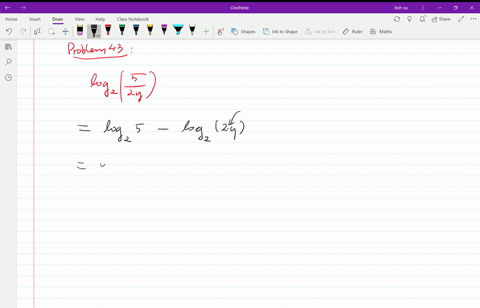 rewrite-each-expression-as-a-sum-or-difference-of-multiples-of-logarithms-log-_2leftfrac52-yright