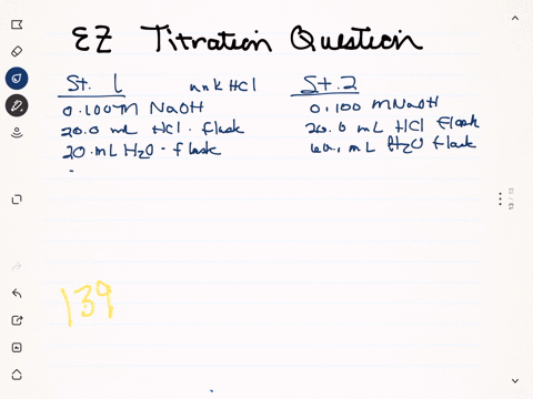 two-students-titrate-different-samples-of-the-same-solution-of-hcl-using-0100-m-naoh-solution-and--2