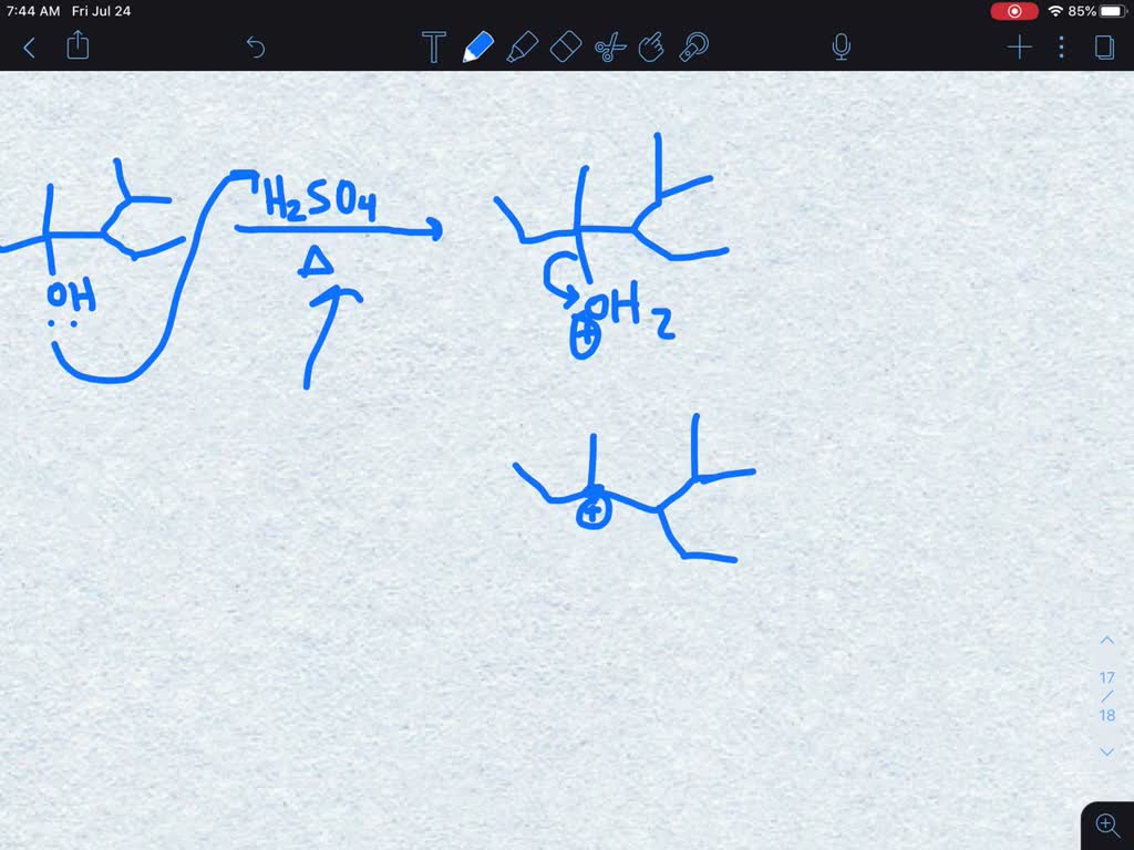 SOLVED:If the compound shown in the margin is heated in the presence of ...